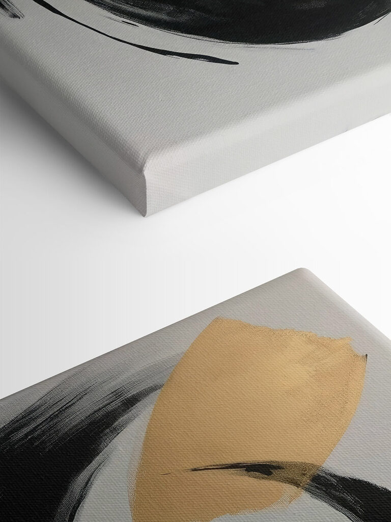 Dynamic interplay of black and white Dynamic interplay of black and white