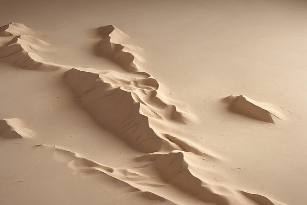 Sanddüne mit ein paar Hügeln Sanddüne mit ein paar Hügeln