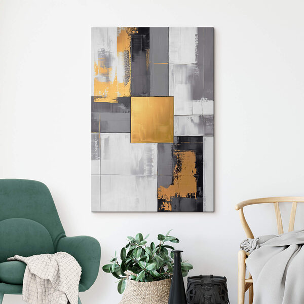 Abstract elegance in neutral tones