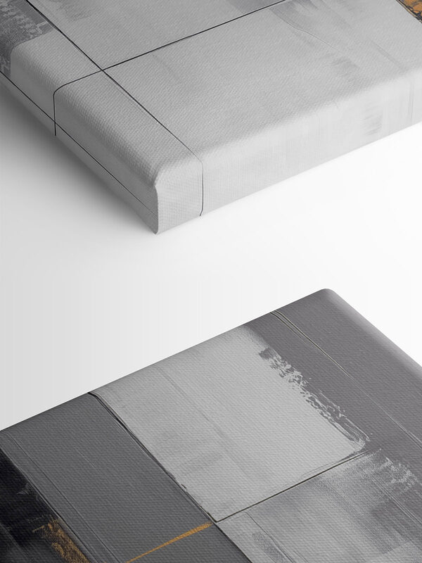 Abstract elegance in neutral tones