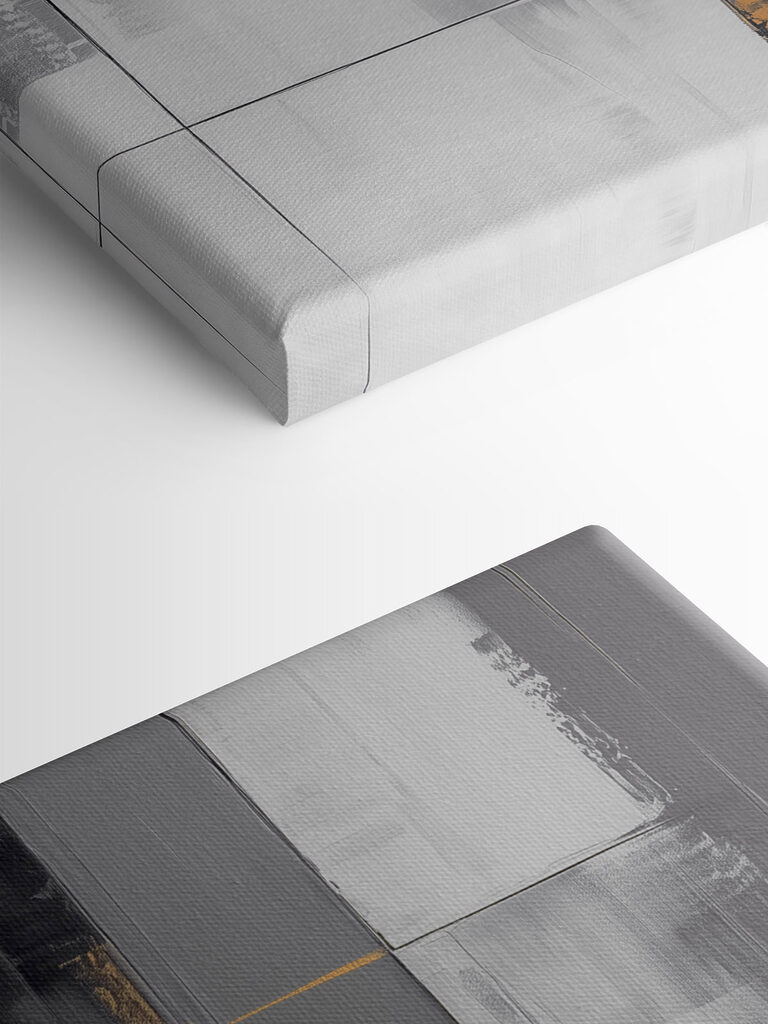 Abstract elegance in neutral tones