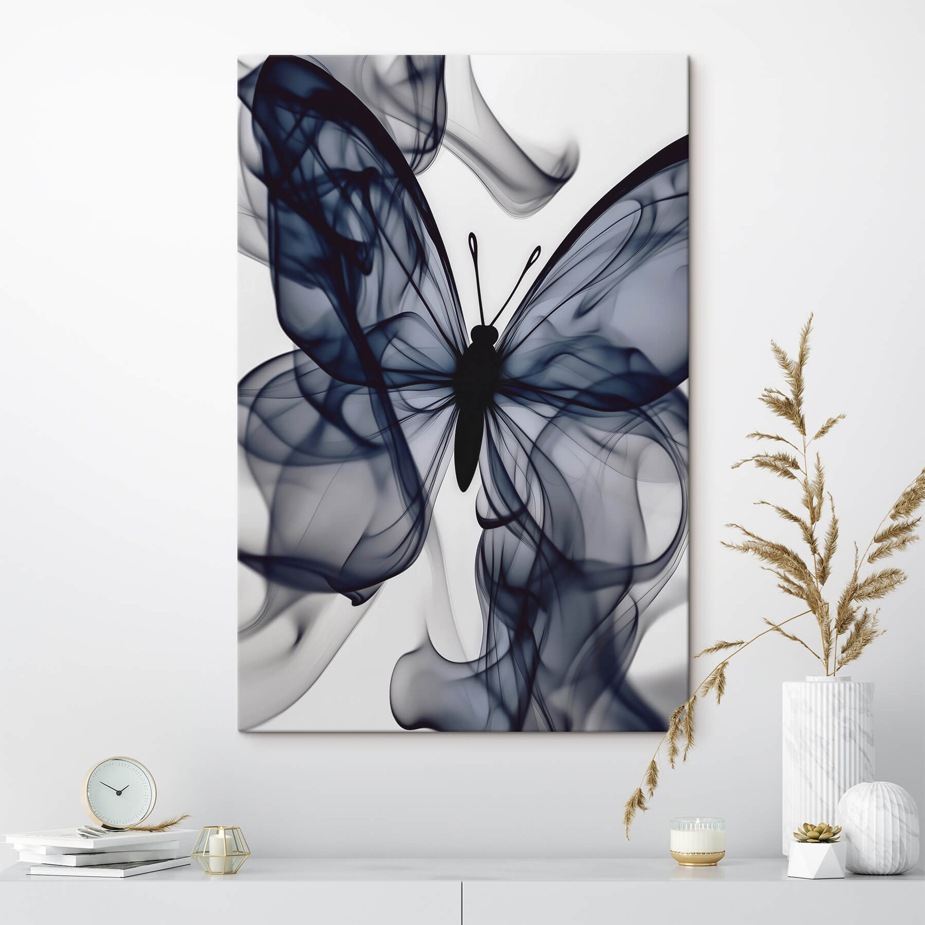 Butterfly with smoke Butterfly with smoke