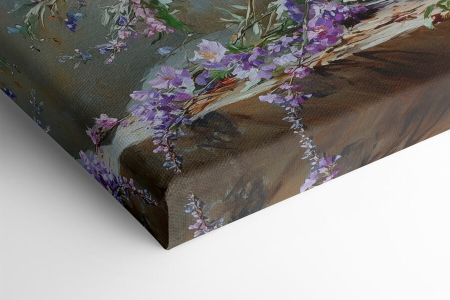 Gemälde von Blumen in einer Vase