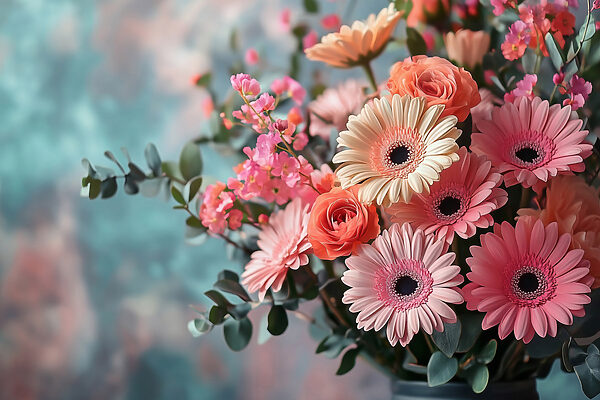Bouquet of flowers in a vase Bouquet of flowers in a vase