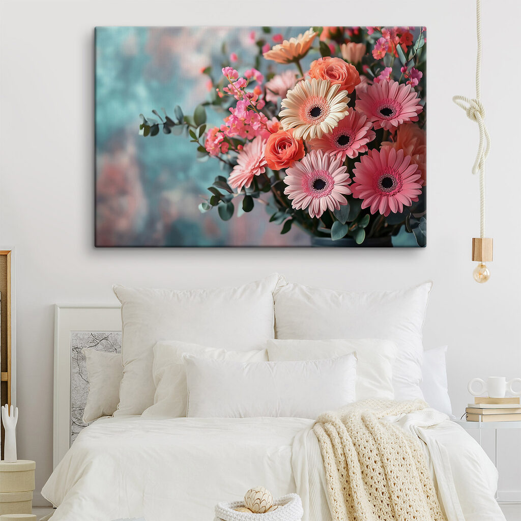 Bouquet of flowers in a vase