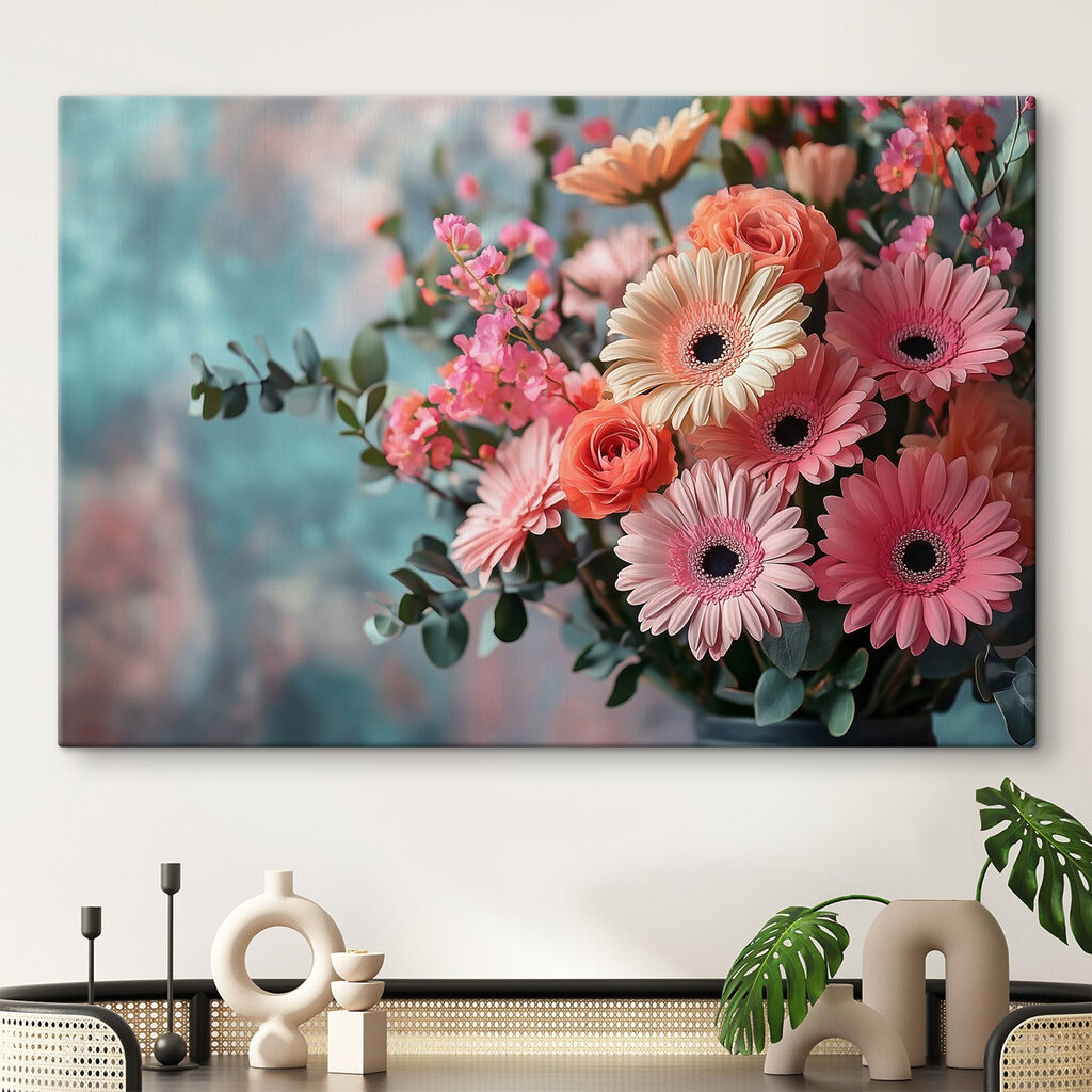 Bouquet of flowers in a vase