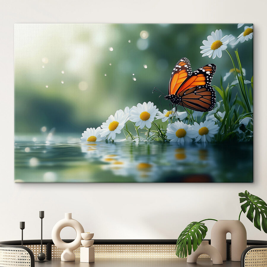 Schmetterling auf einer Blume Schmetterling auf einer Blume