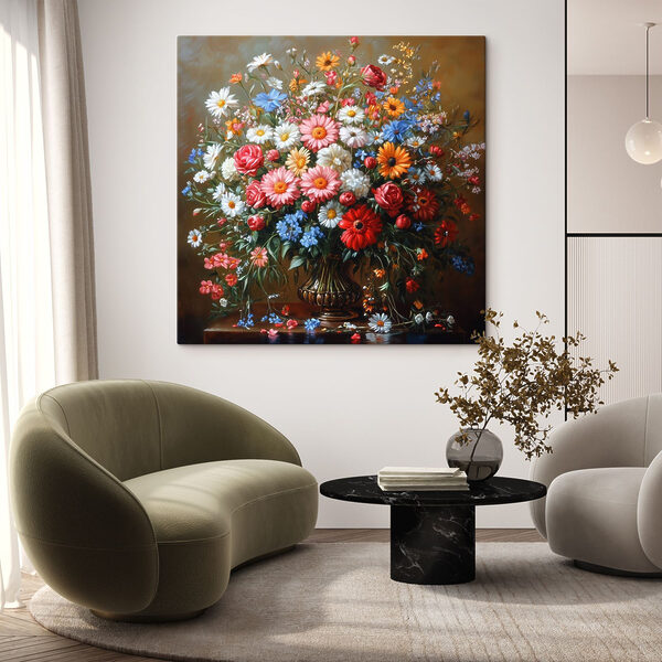 Gemälde eines Blumenstraußes Gemälde eines Blumenstraußes