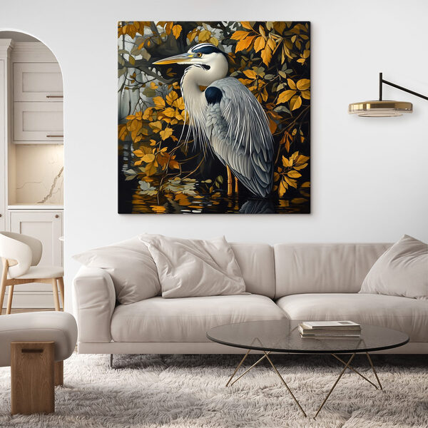 Vogel im Wasser stehend Vogel im Wasser stehend