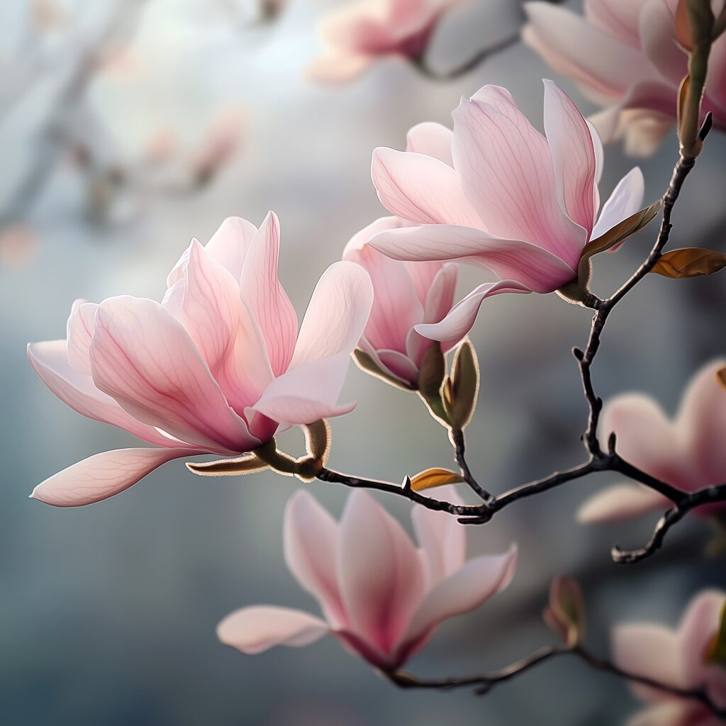 Delicate petals in soft hues Delicate petals in soft hues