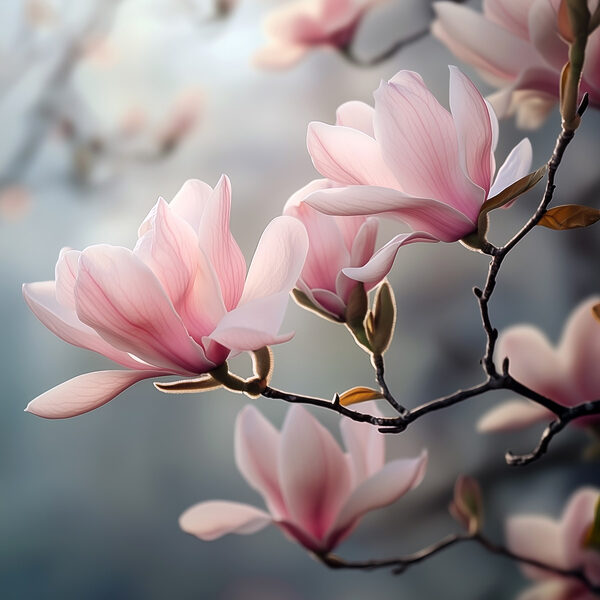 Delicate petals in soft hues Delicate petals in soft hues