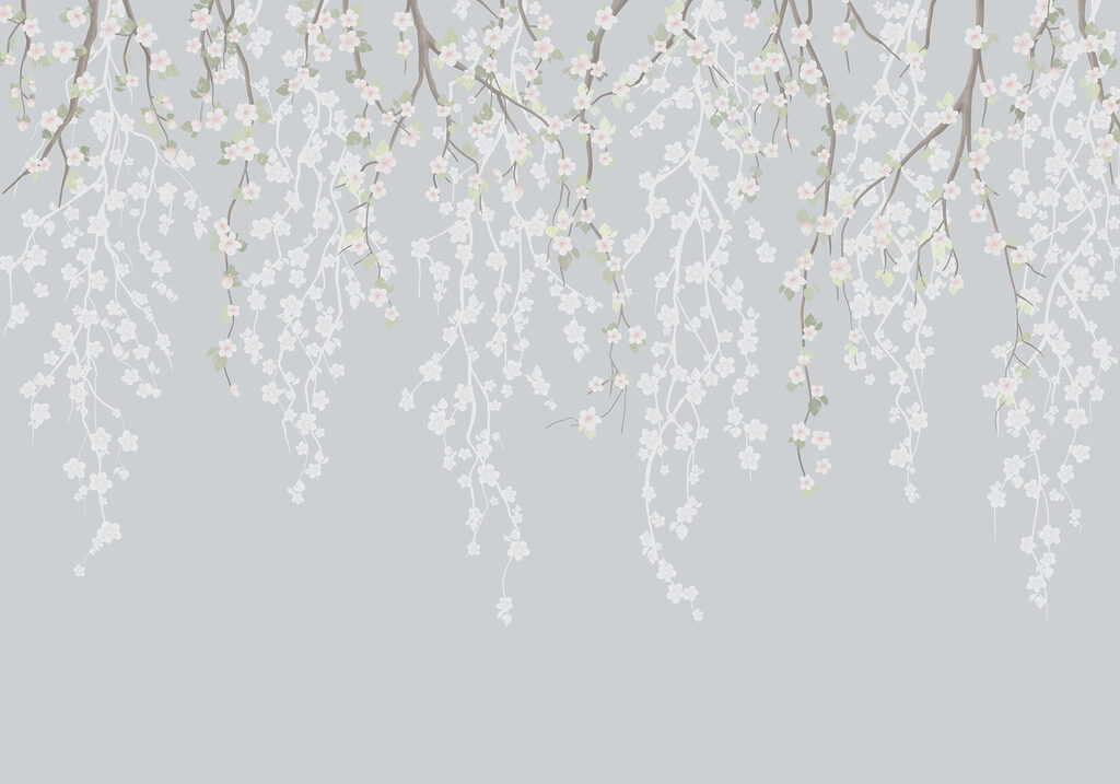 Weiße Blüten auf einem Zweig Weiße Blüten auf einem Zweig