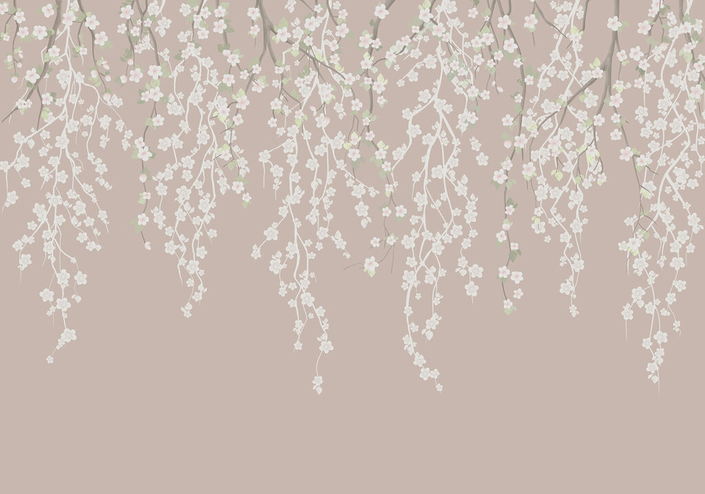 Weiße Blüten auf einem Zweig Weiße Blüten auf einem Zweig