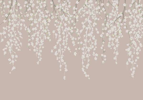 Weiße Blüten auf einem Zweig Weiße Blüten auf einem Zweig