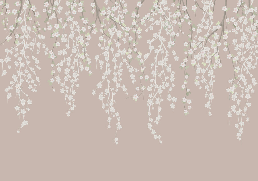 Weiße Blüten auf einem Zweig Weiße Blüten auf einem Zweig