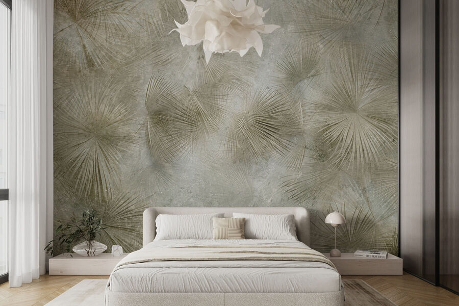 Wall murals Nature's patterns in soft colors