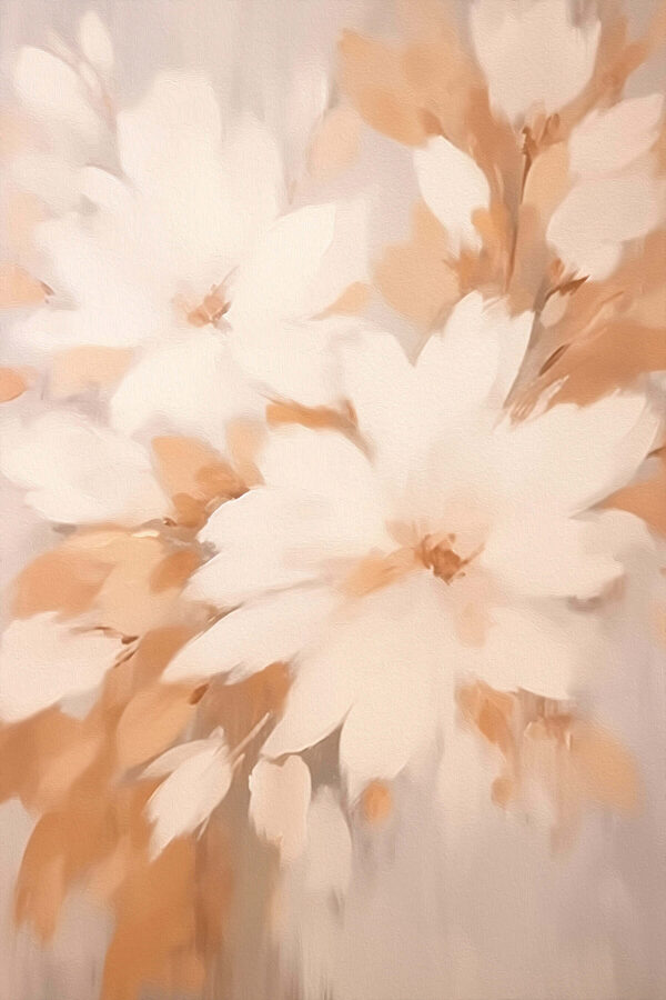 Delicate blossoms in soft hues