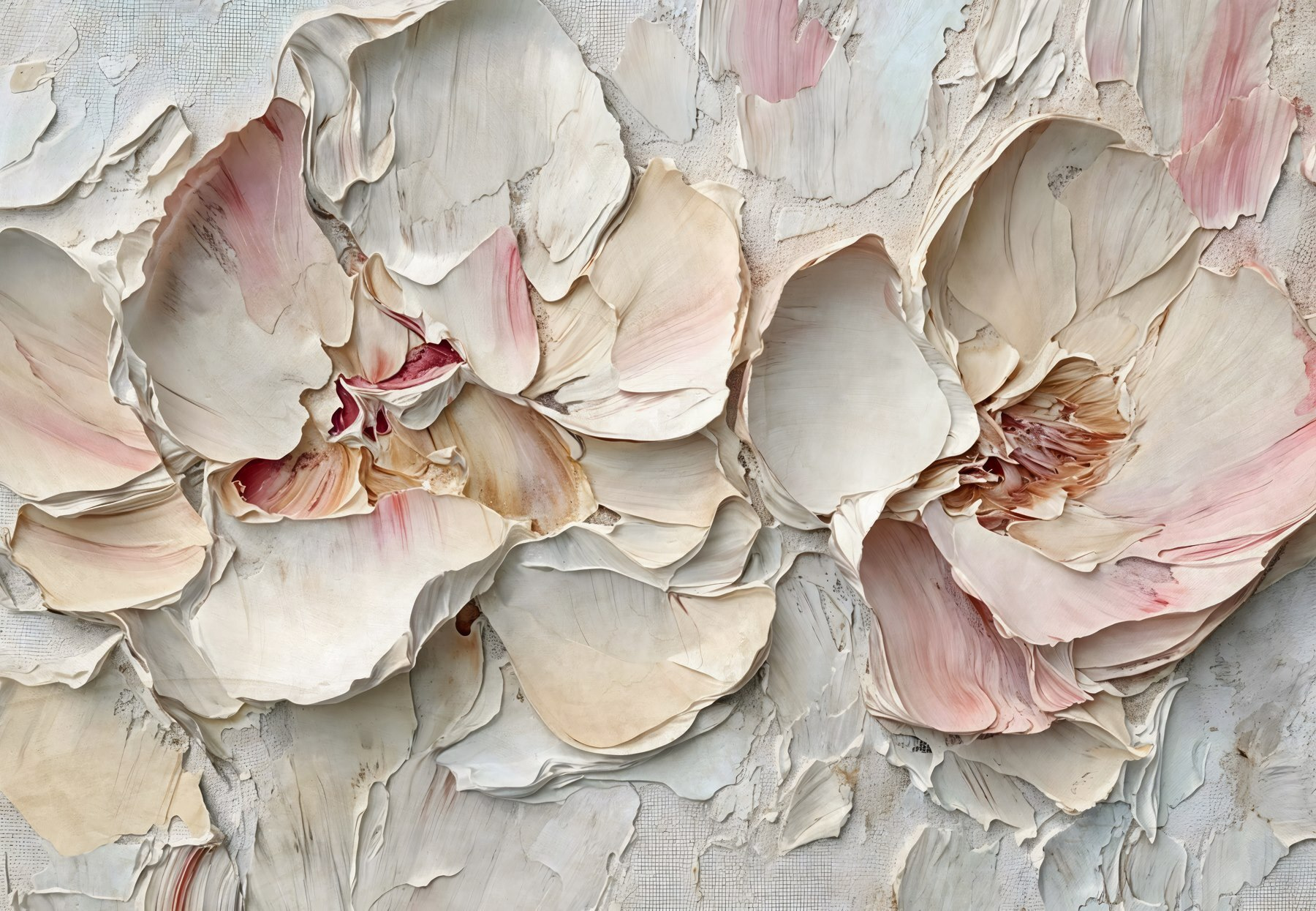 Delicate petals in soft hues