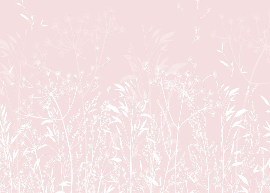Zarte Flora auf weichem Hintergrund