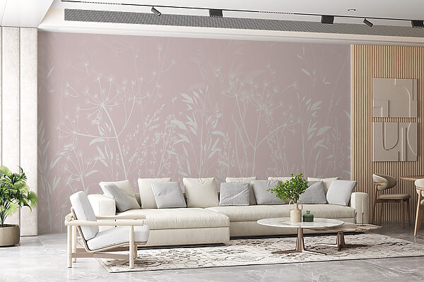 Zarte Flora auf weichem Hintergrund Zarte Flora auf weichem Hintergrund