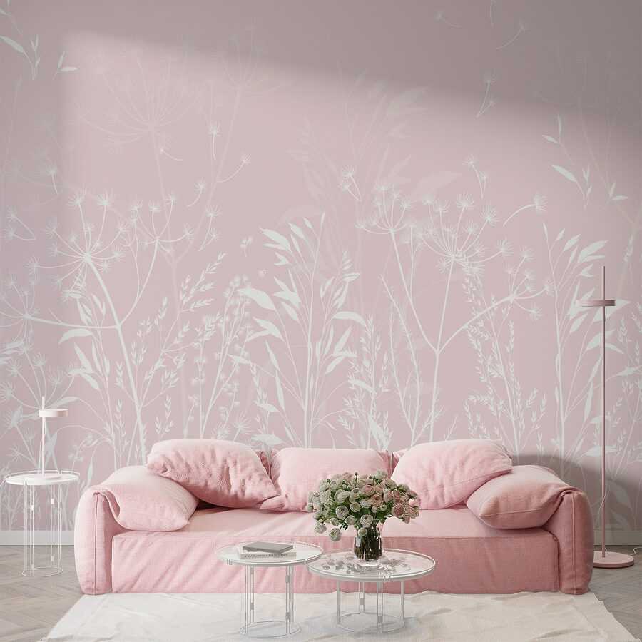 Zarte Flora auf weichem Hintergrund