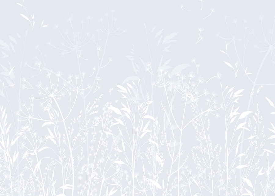 White floral pattern on a light background White floral pattern on a light background