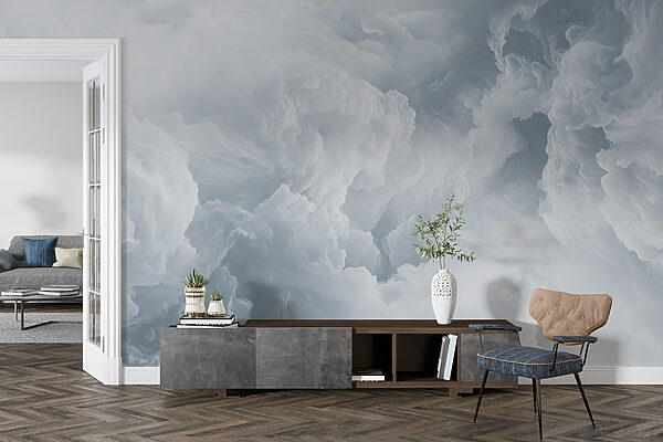 Heiterer Himmel mit weichen Wolken Heiterer Himmel mit weichen Wolken