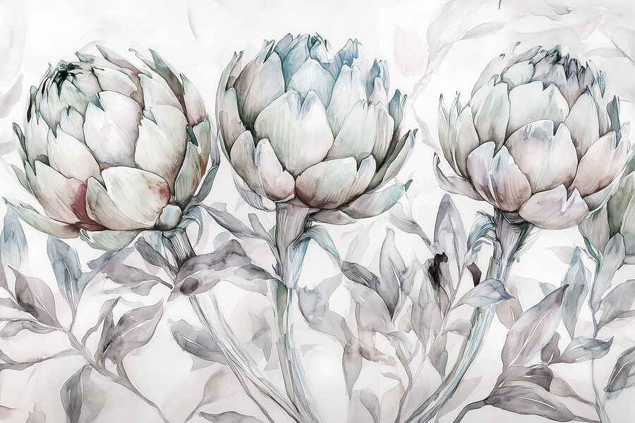 Aquarell von Blumen Aquarell von Blumen