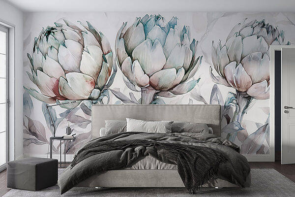 Aquarell von Blumen Aquarell von Blumen