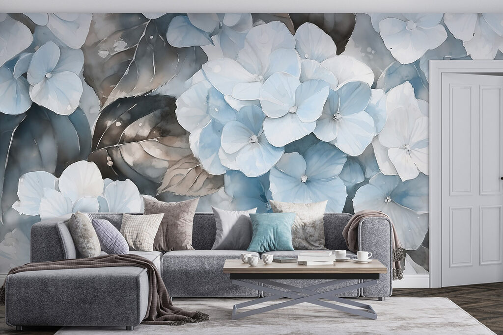 Soft flowers in tranquil hues