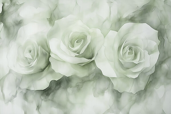 Gruppe von weißen Rosen Gruppe von weißen Rosen