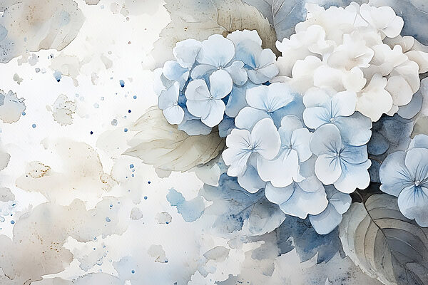 Aquarell eines Blumenstraußes Aquarell eines Blumenstraußes