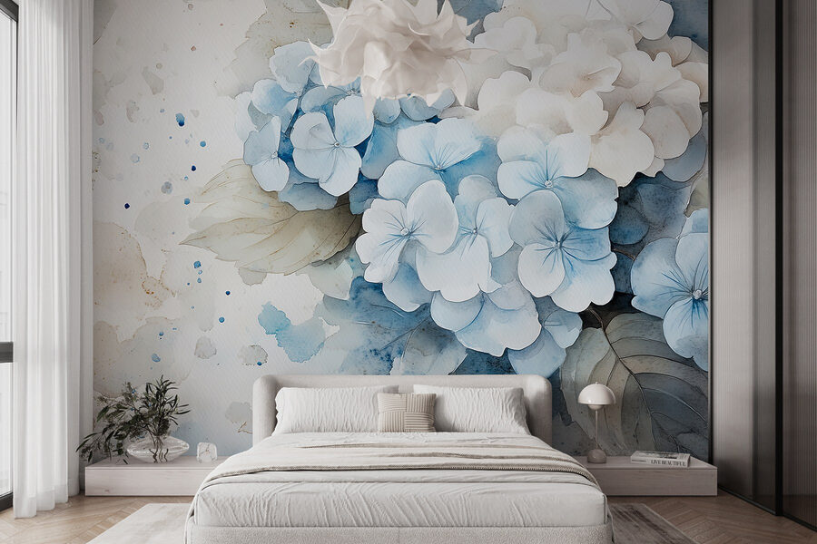 Aquarell eines Blumenstraußes