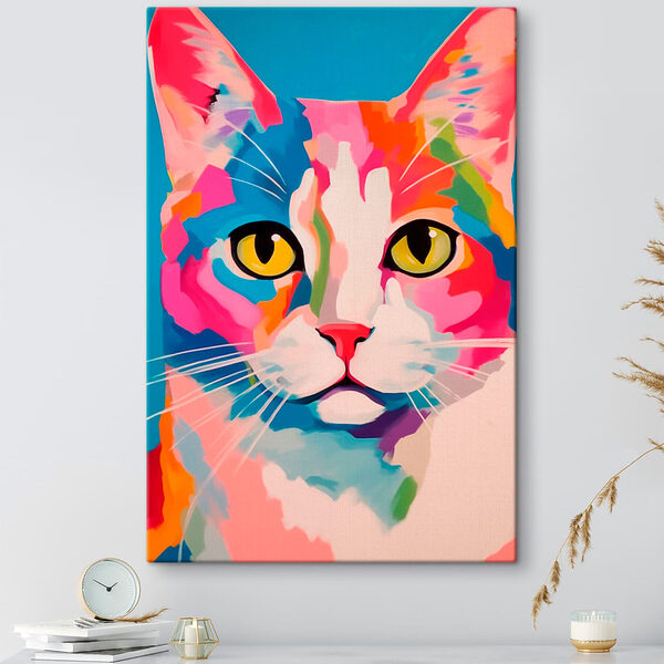 Buntes Katzenbild Buntes Katzenbild