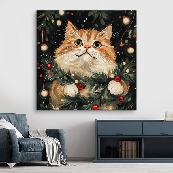 Katze auf einem Baum Katze auf einem Baum