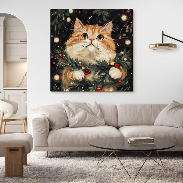 Katze auf einem Baum Katze auf einem Baum