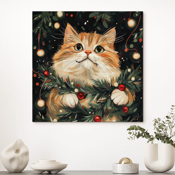 Katze auf einem Baum Katze auf einem Baum