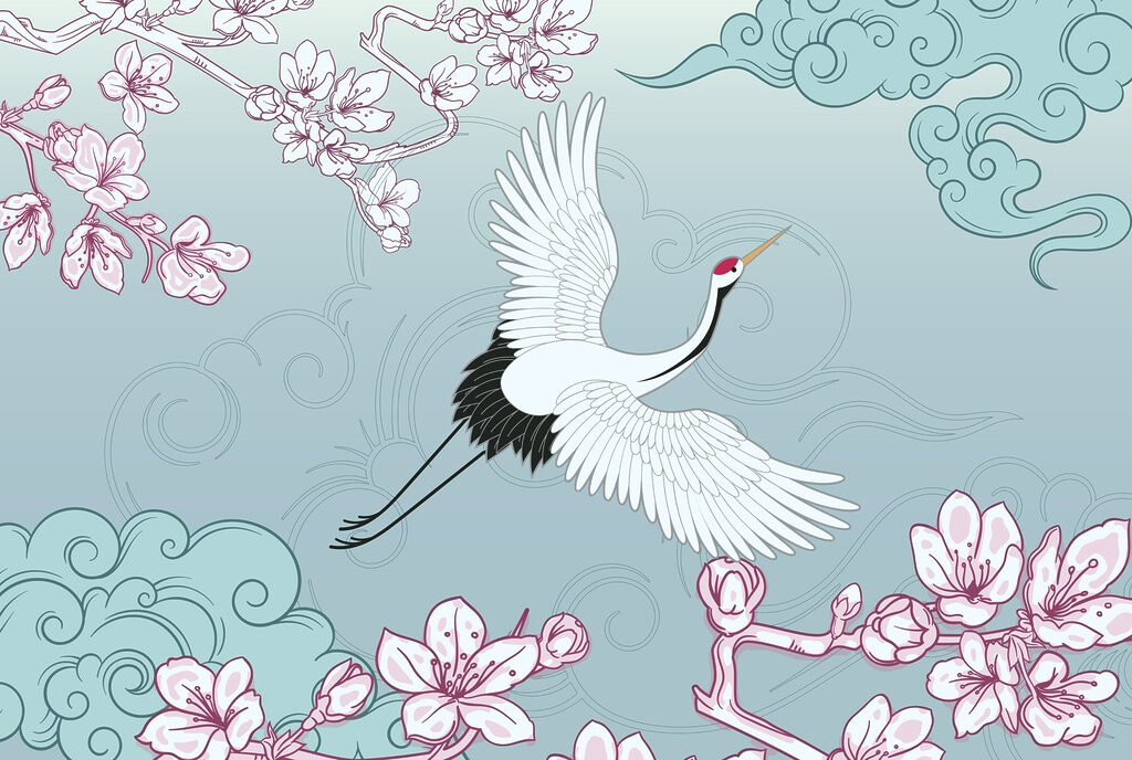Vogel fliegt durch die Luft Vogel fliegt durch die Luft