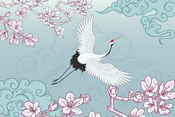 Vogel fliegt durch die Luft Vogel fliegt durch die Luft
