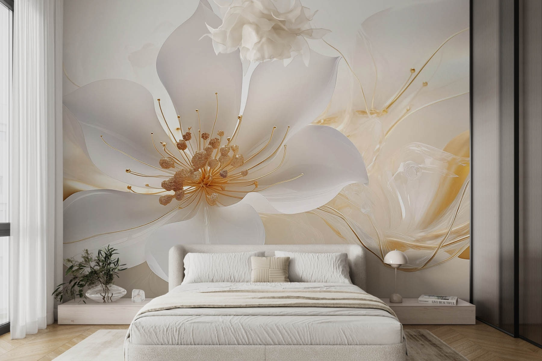 Delicate petals with elegant accents