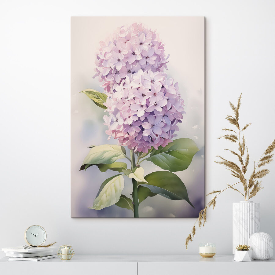 Zarte Blüten in sanften Pastelltönen