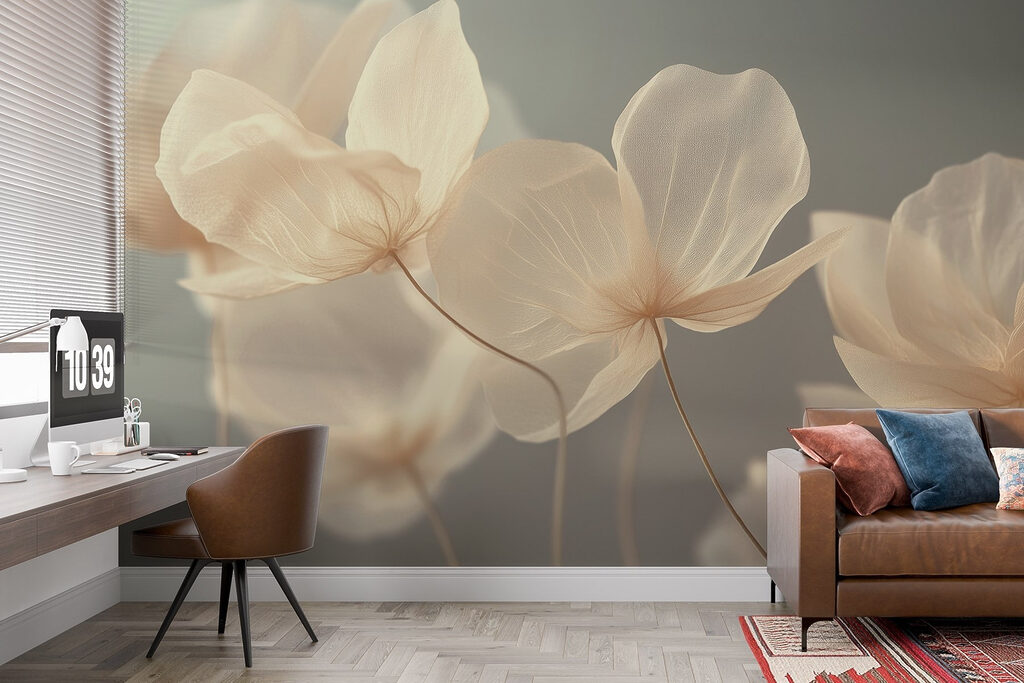 Delicate blooms in soft hues Delicate blooms in soft hues