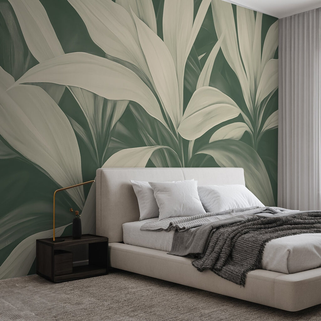 Soft leaves in gentle harmony
