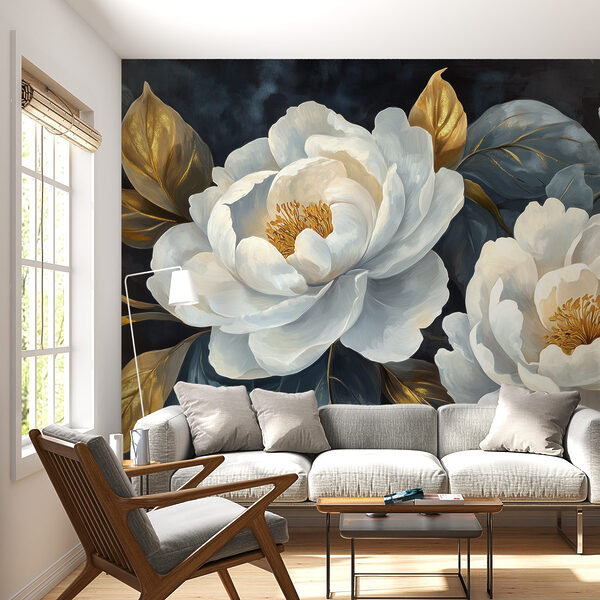 Elegante Blüten vor dunklem Hintergrund. Elegante Blüten vor dunklem Hintergrund.
