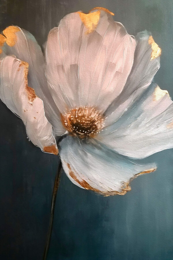 Gemälde einer Blume Gemälde einer Blume