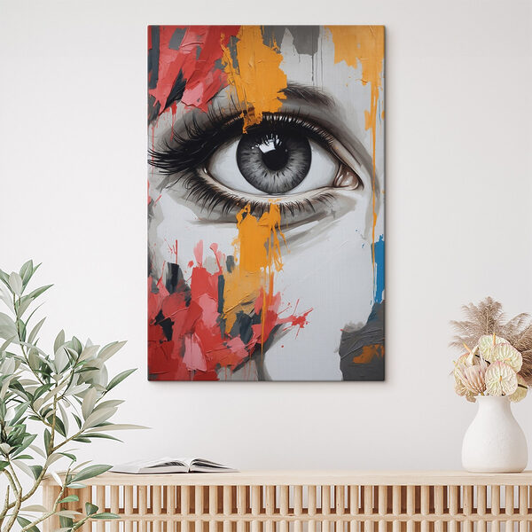 Gemälde einer Frau’Auge Gemälde einer Frau’Auge