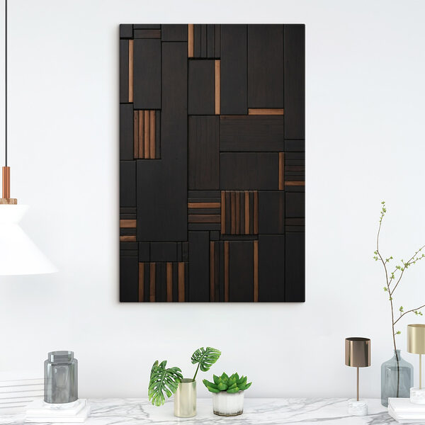 Schwarze und braune Holzwand Schwarze und braune Holzwand
