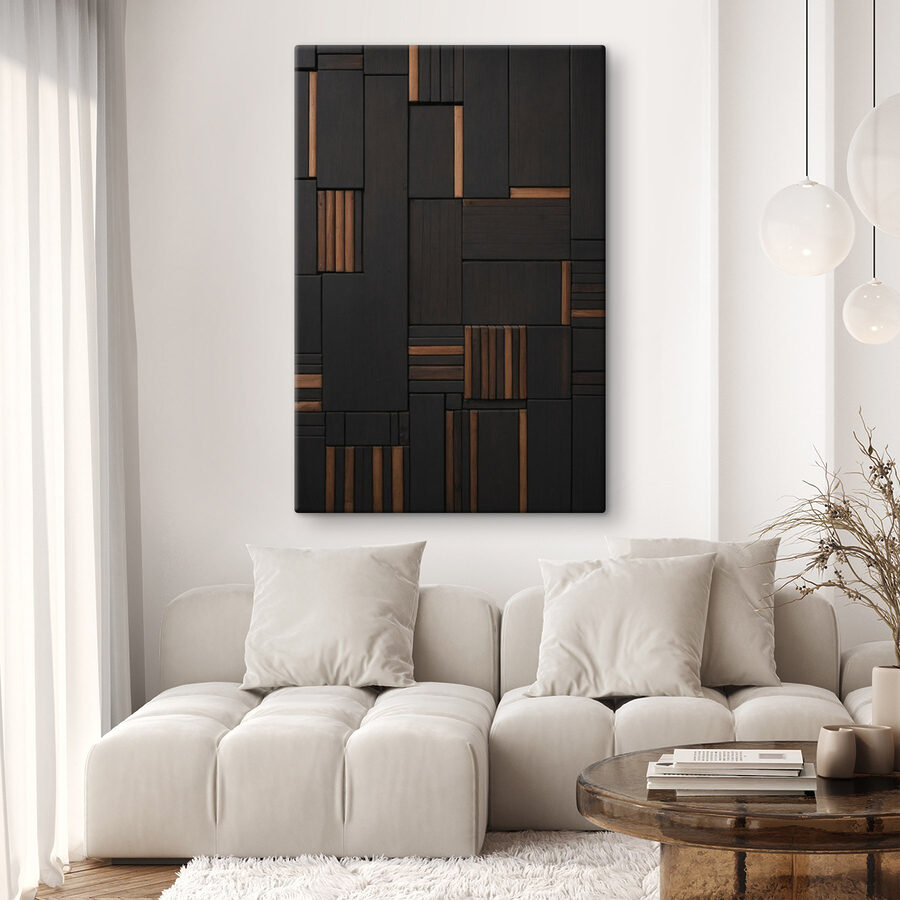 Schwarze und braune Holzwand Schwarze und braune Holzwand