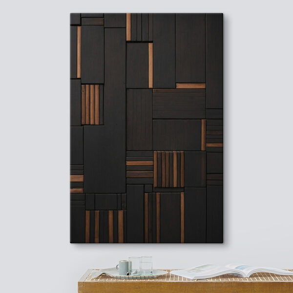 Schwarze und braune Holzwand Schwarze und braune Holzwand