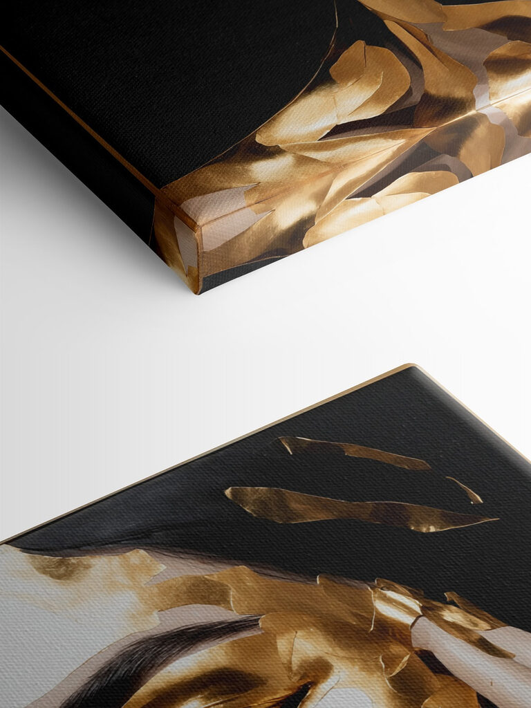 Ethereal beauty in textured art